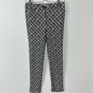 Anthropologie Maeve 2T Slim Printed Pants